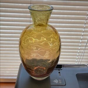 Elegant Multicolor Glass Vase
